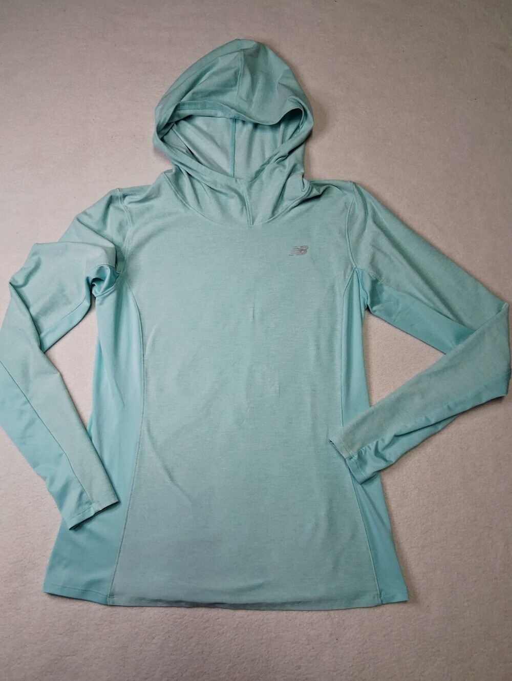 New Balance Women's Mint Hooded Performance Top